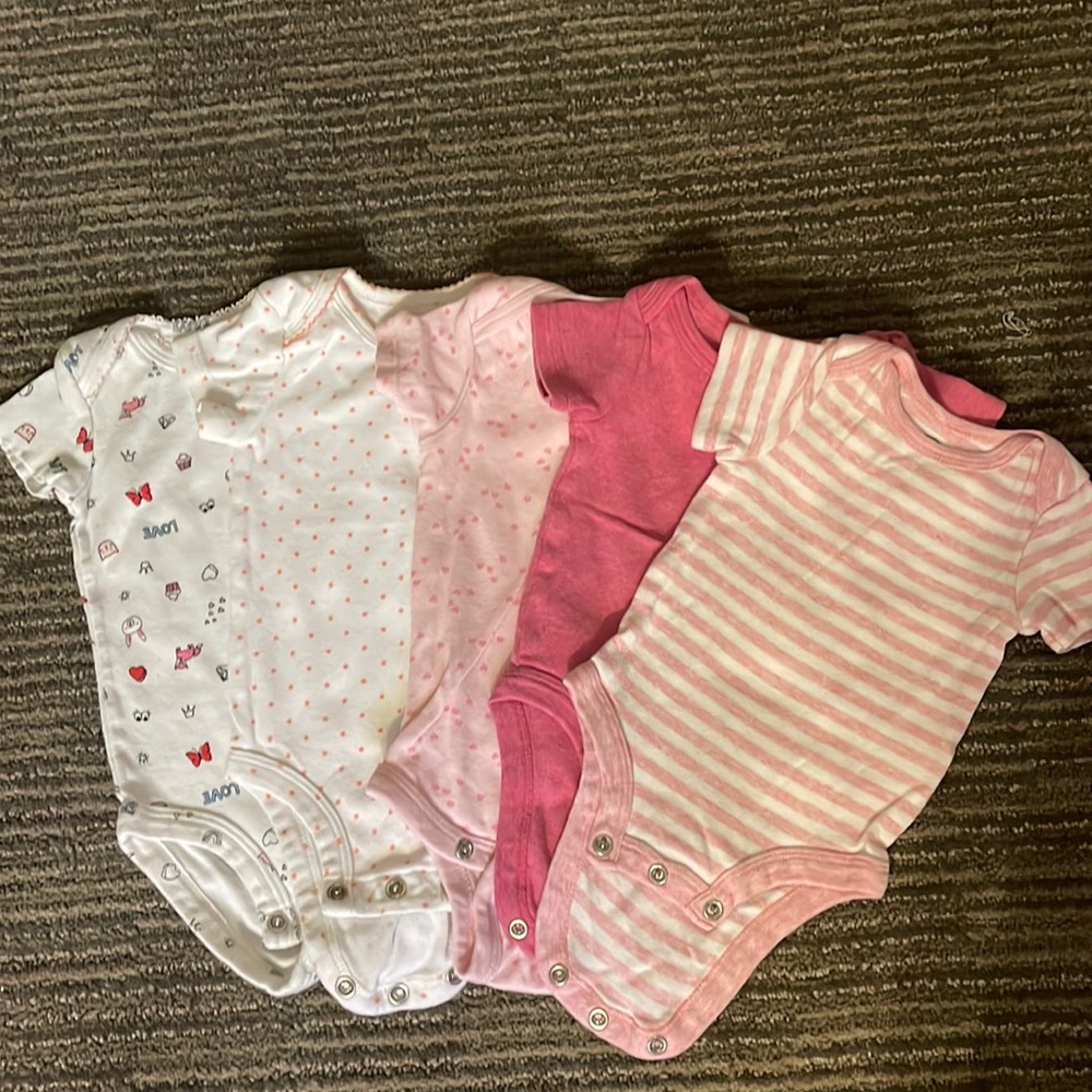 Lot of 5 onesies
